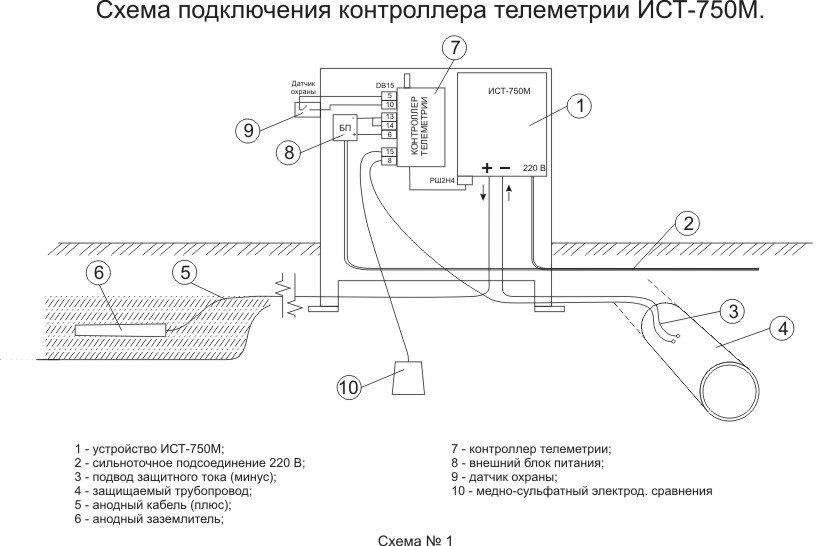 Схема подключения контроллера насоса